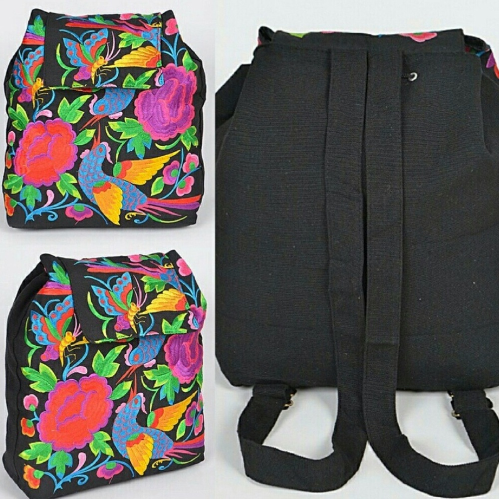 Bohemian Embroidered Backpack
